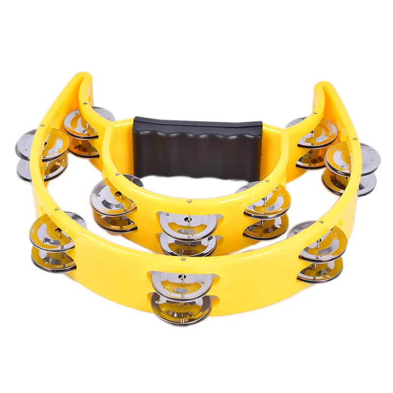 Compact Double Half Moon Music Tambourine Percussion Tamborine Drum Durable Metal Jingles Percussion Instruments
Compact Double Half Moon Music Tambourine Percussion Tamborine Drum Durable Metal Jingles Percussion Instruments
