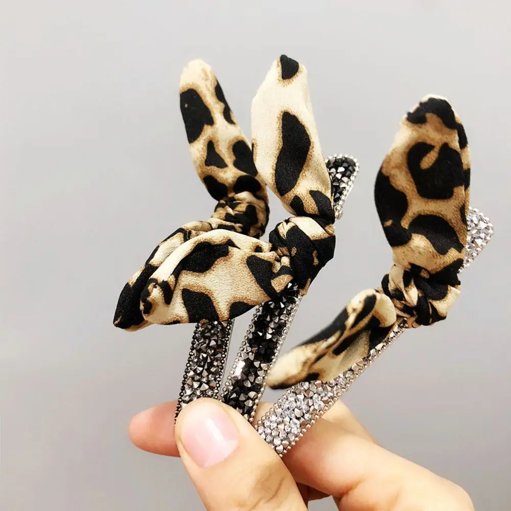 Fashion Women Leopard Print Bow Rabbit Ears Adult Hair Clip Hairpins Barrette Leopard Print Hair Accessories
Fashion Women Leopard Print Bow Rabbit Ears Adult Hair Clip Hairpins Barrette Leopard Print Hair Accessories