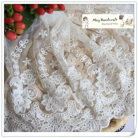New!!34cm/13" Width French Rose Embroidery Lace Trim/Ribbon,Voile Wedding Dress Net Lace,Mesh Embroidery Laciness, 5Yards/Lot
New!!34cm/13" Width French Rose Embroidery Lace Trim/Ribbon,Voile Wedding Dress Net Lace,Mesh Embroidery Laciness, 5Yards/Lot