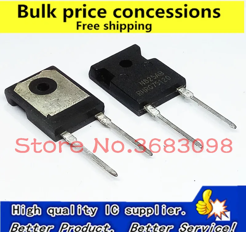 Free Shipping 10pcs/lot RHRG75120 75120 TO-247 IC Best quality