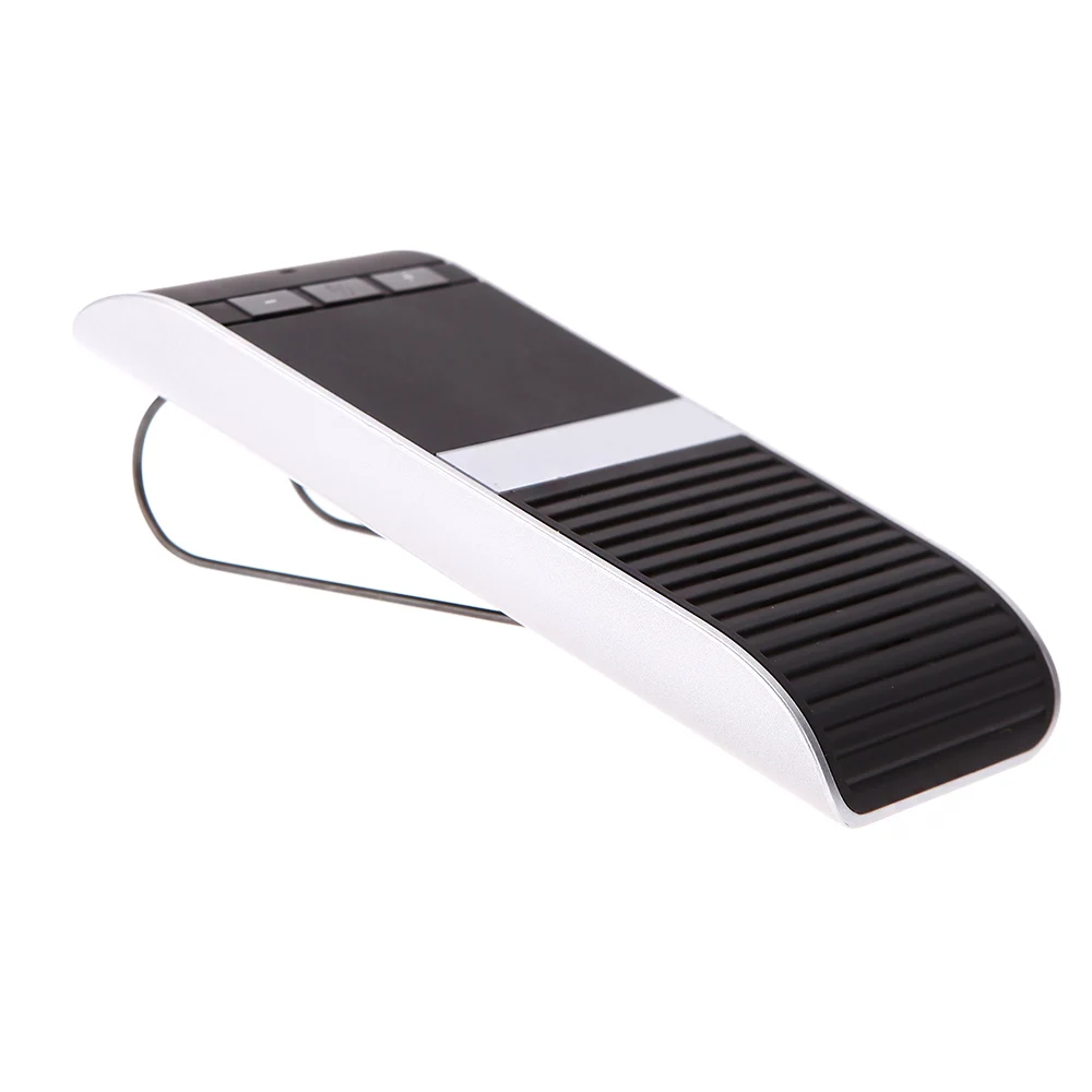Wireless Car Bluetooth 4.0 Handsfree Kit Speakerphone Solar Powered 10m Distance Hands Free Support 2 Phones Speaker | Электроника