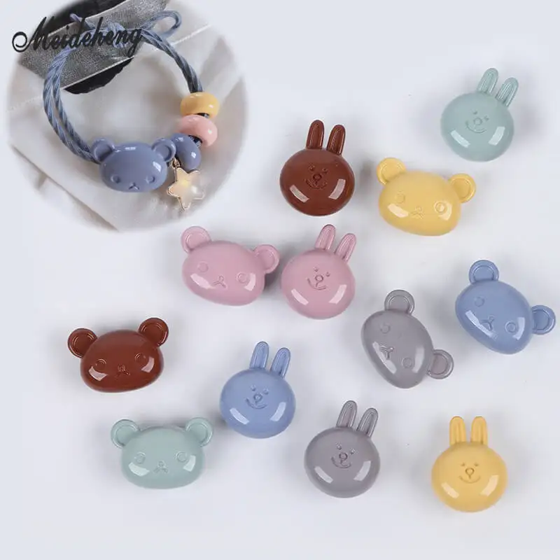 Acrylic Luxury Cute Cartoon Character Rabbit Bear Beads for DIY Jewelry Making Ornament Headwear Hair Loop Headrope Accessory
Acrylic Luxury Cute Cartoon Character Rabbit Bear Beads for DIY Jewelry Making Ornament Headwear Hair Loop Headrope Accessory