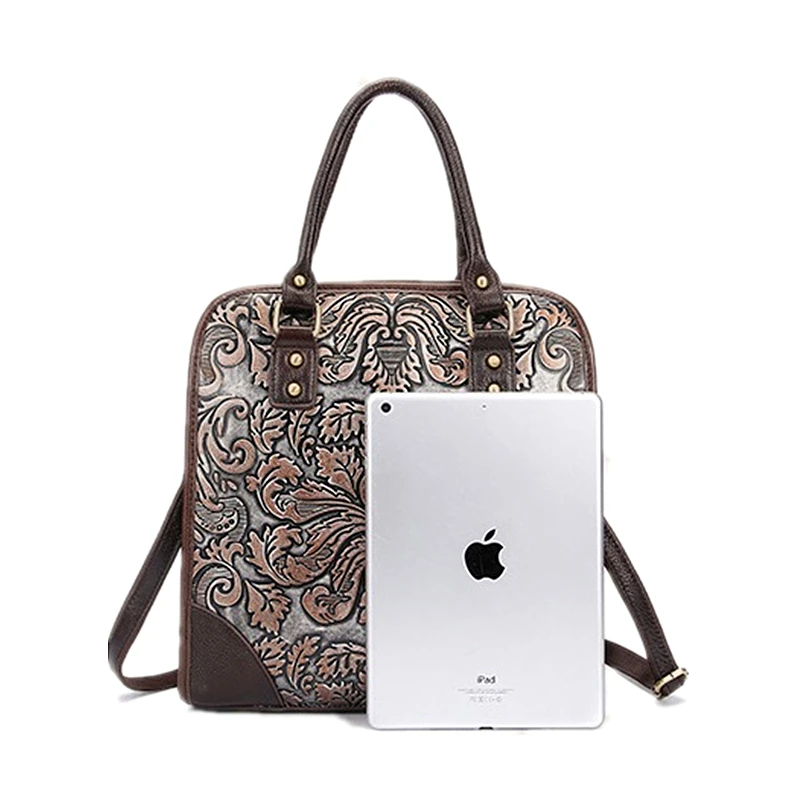 Luxury Vintage Floral Print Genuine Leather Women Bag 2020 New Sac Large Tote Bag Casual Business Women Leather Handbags
Luxury Vintage Floral Print Genuine Leather Women Bag 2020 New Sac Large Tote Bag Casual Business Women Leather Handbags
