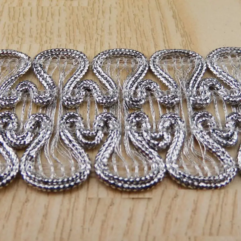 5 Yards Golden Lace Trims For Dress Braided Lace Crochet Applique Shiny Golden Vintage 3D Crochet Ribbon Belt Gold Silver 3.4cm
5 Yards Golden Lace Trims For Dress Braided Lace Crochet Applique Shiny Golden Vintage 3D Crochet Ribbon Belt Gold Silver 3.4cm