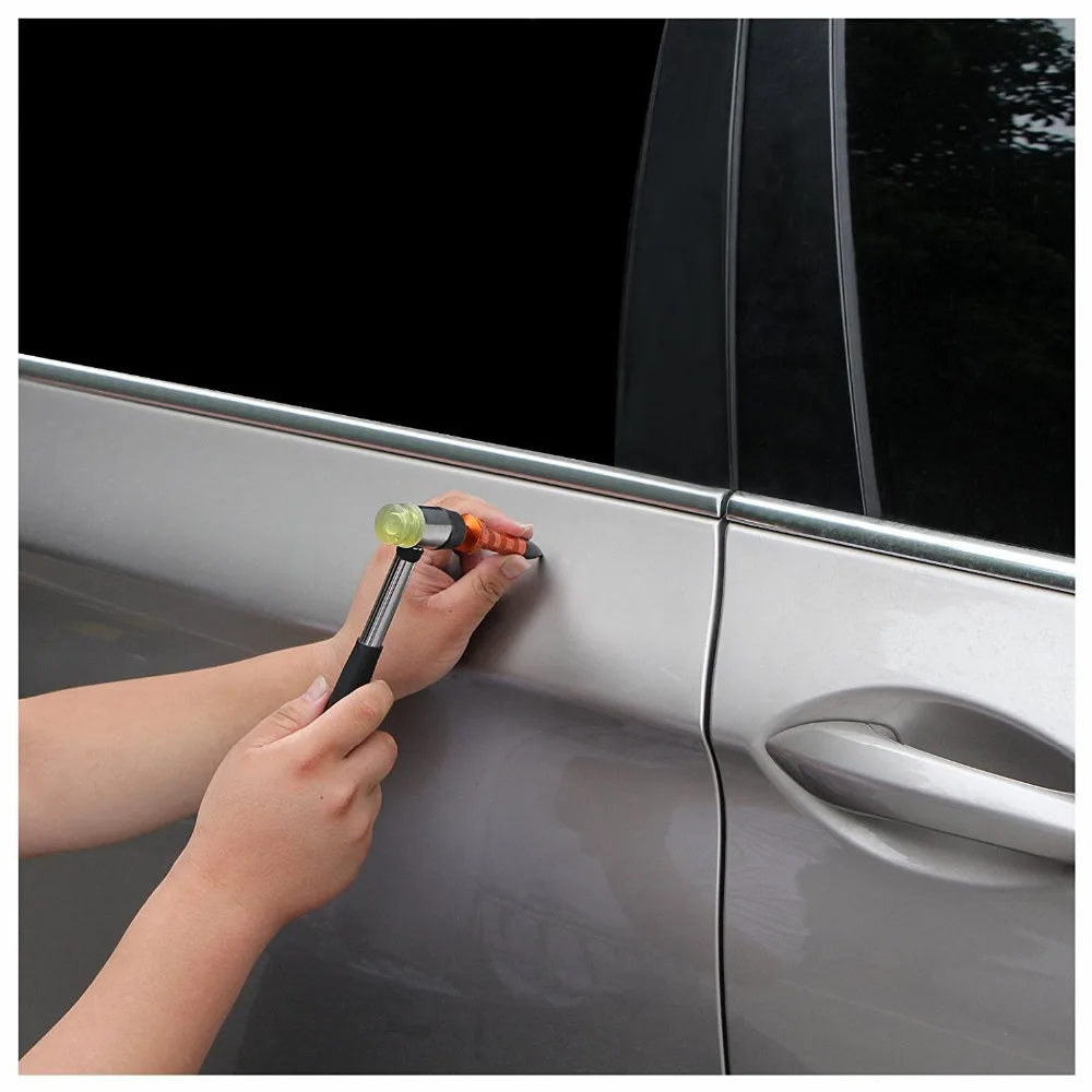 Paintless Dent Repair Kits Straightening Dents Pulling Bridge Dent Lifter with 10pcs Tabs
Paintless Dent Repair Kits Straightening Dents Pulling Bridge Dent Lifter with 10pcs Tabs
