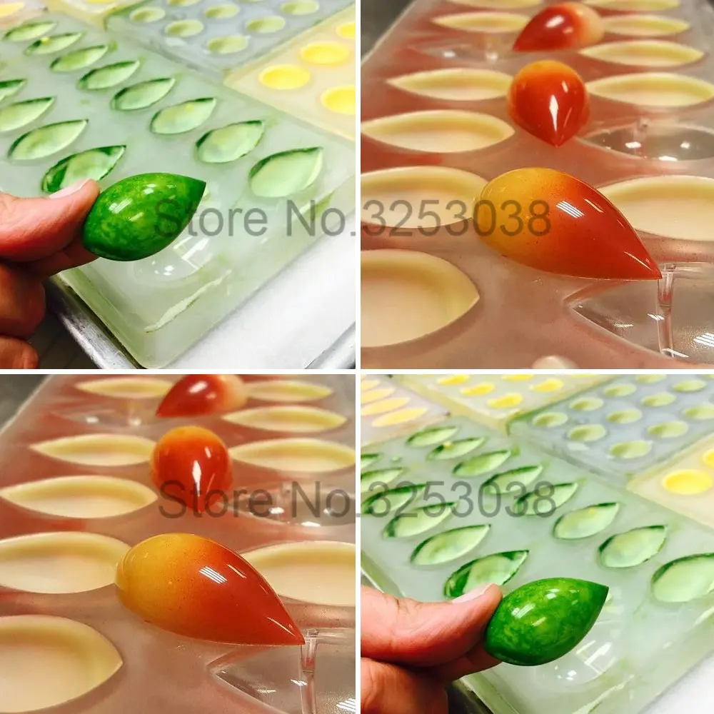 3D Chocolate Mould Polycarbonate 16 Cavity Petal Drop for Baking Pastry Making Tools Candy Chocolate Tray Form Bakeware Molds
3D Chocolate Mould Polycarbonate 16 Cavity Petal Drop for Baking Pastry Making Tools Candy Chocolate Tray Form Bakeware Molds