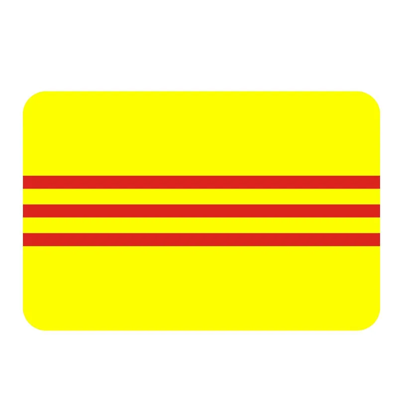 YJZT 14 8 см * 9 креативный Флаг Южной Вьетнама наклейка из ПВХ 6-0421 | Автомобили и