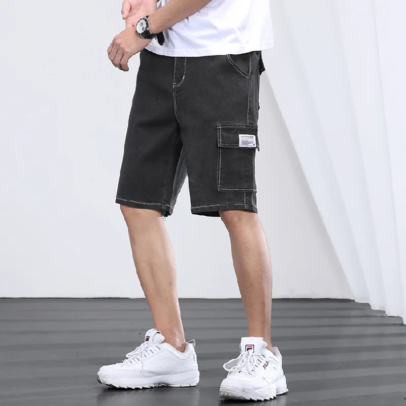 Summer Tooling Style Denim Shorts Men's Loose Knee Length Casual Shorts Men's Pure Stretch Straight Denim Shorts Size M-5XL
Summer Tooling Style Denim Shorts Men's Loose Knee Length Casual Shorts Men's Pure Stretch Straight Denim Shorts Size M-5XL