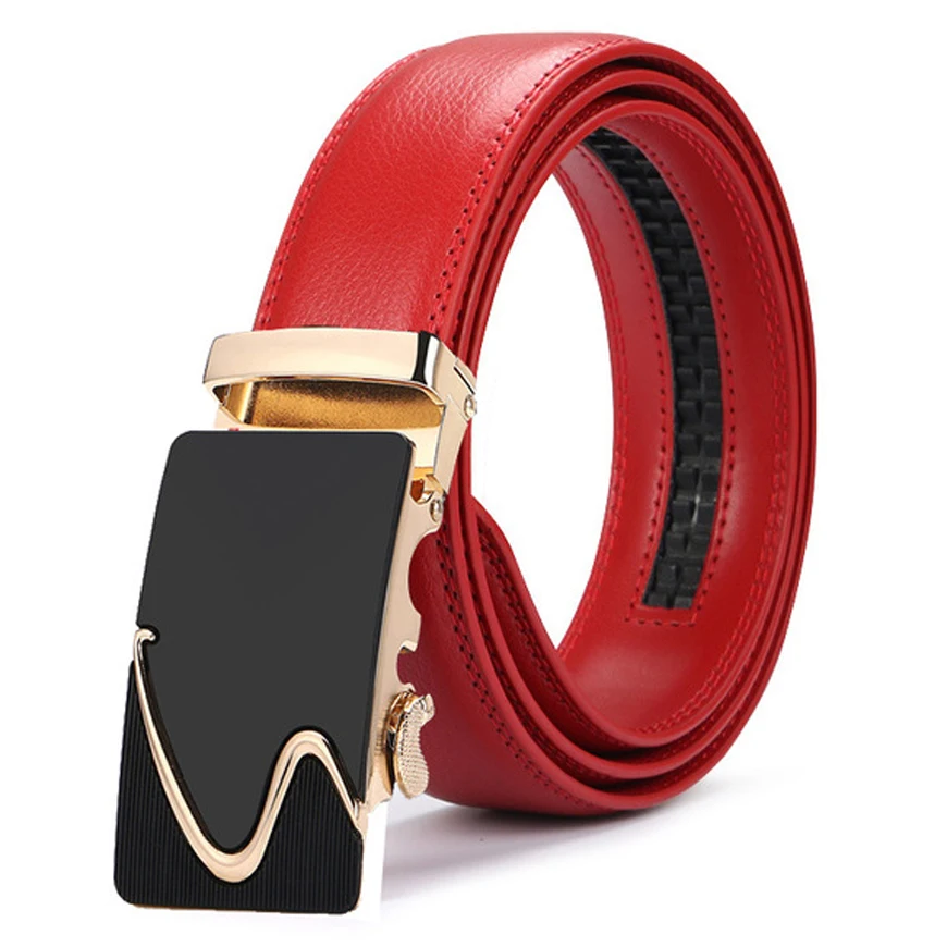Fashion Cow Leather Luxury Business Red Ratchet Belts for Men Male High Quality Genuine Leather Strap Men Automatic Buckle Belt
Fashion Cow Leather Luxury Business Red Ratchet Belts for Men Male High Quality Genuine Leather Strap Men Automatic Buckle Belt