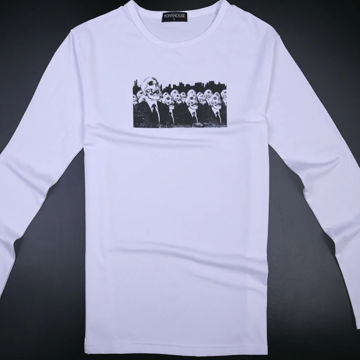 Xbr больных JO скелет костюмы с длинными рукавами футболки|sleeve macbook|sleeve dresst-shirt maker |