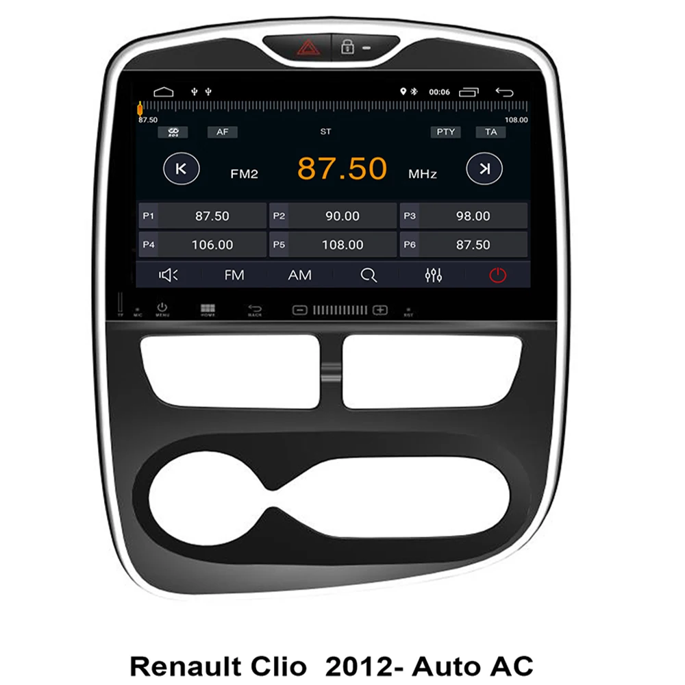 Android 10 автомобильный DVD-плеер без GPS-навигатора для Renault Clio 2013-2019 радиоплеер