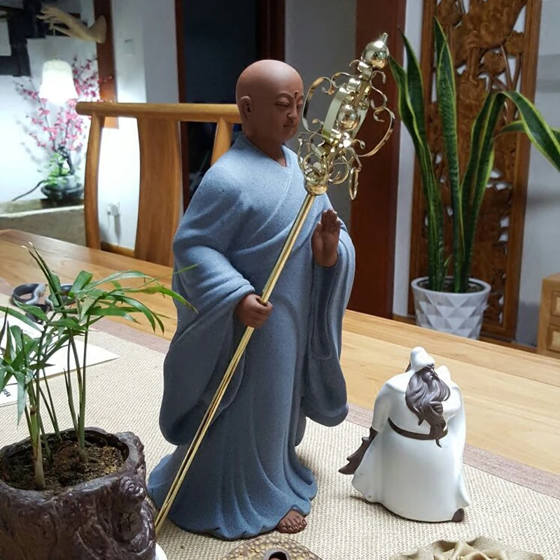 Zen Amitabha Buddha Monk Tathagata Figurine Ceramic Desktop Feng Shui Zen Decoration Tea Ceremony Accessories Tea Pet Home Decor
Zen Amitabha Buddha Monk Tathagata Figurine Ceramic Desktop Feng Shui Zen Decoration Tea Ceremony Accessories Tea Pet Home Decor