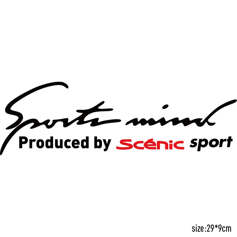 2 Pieces Scenic Sports Car Covers stickers Car-Styling For renault car accessories | Автомобили и мотоциклы