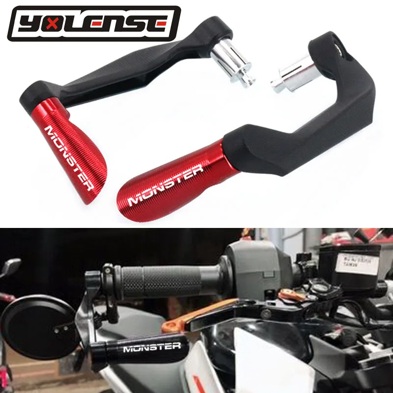 For DUCATI Monster 821 695 696 797 1200 1200S 1100 1100S 7/8" 22mm Handlebar Grips Guard Brake Clutch Levers Guard Protector
For DUCATI Monster 821 695 696 797 1200 1200S 1100 1100S 7/8" 22mm Handlebar Grips Guard Brake Clutch Levers Guard Protector
