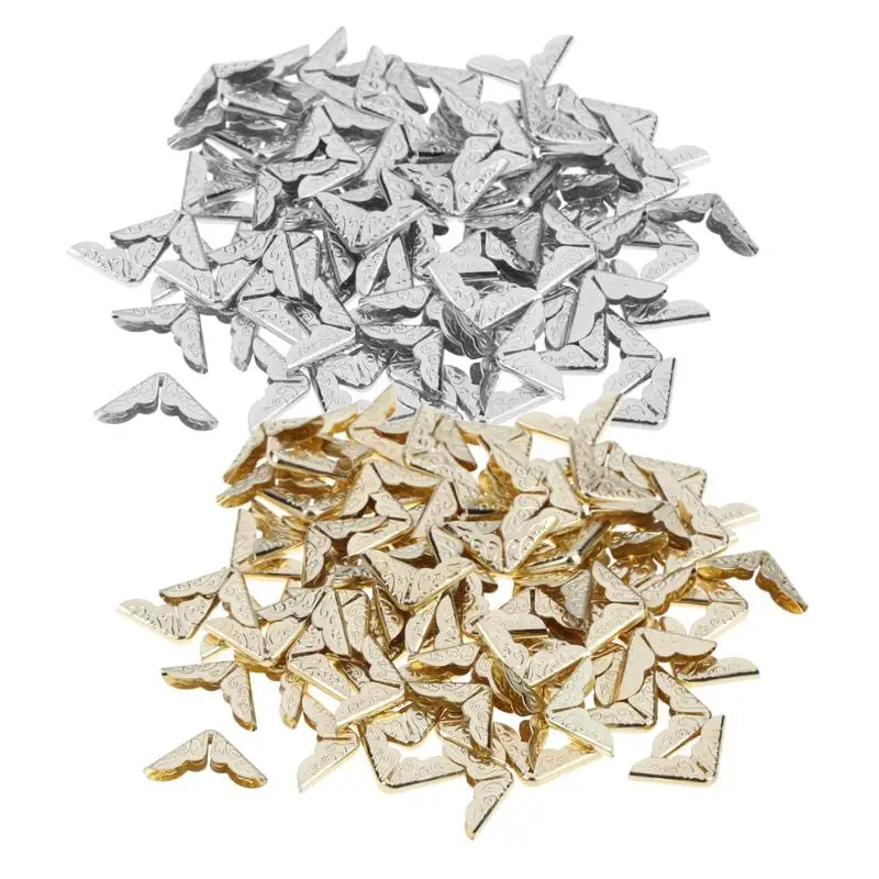 100pcs Book Folder Scrapbooking Albums Menu Metal Folders Corner Menus Folders Corner Protectors Card Metal Corners for Book
100pcs Book Folder Scrapbooking Albums Menu Metal Folders Corner Menus Folders Corner Protectors Card Metal Corners for Book