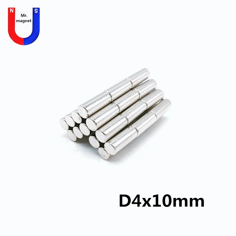 100/500/1000pcs 4x10 magnet cylinder Sintered NdFeB 4x10 mm strong magnet bar rare earth neodymium magnets 4*10 magnetic Metal
100/500/1000pcs 4x10 magnet cylinder Sintered NdFeB 4x10 mm strong magnet bar rare earth neodymium magnets 4*10 magnetic Metal