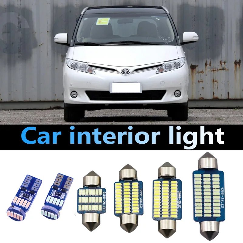 Светодиодная подсветка для салона автомобиля toyota previa лампа чтения освещение