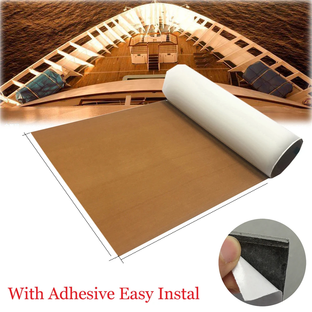 Brown Teak Decking Sheet For Boat RV Yacht EVA Synthetic Marine Floor Carpet Anti Slip Self Adhesive Mat Boats Accessories
Brown Teak Decking Sheet For Boat RV Yacht EVA Synthetic Marine Floor Carpet Anti Slip Self Adhesive Mat Boats Accessories