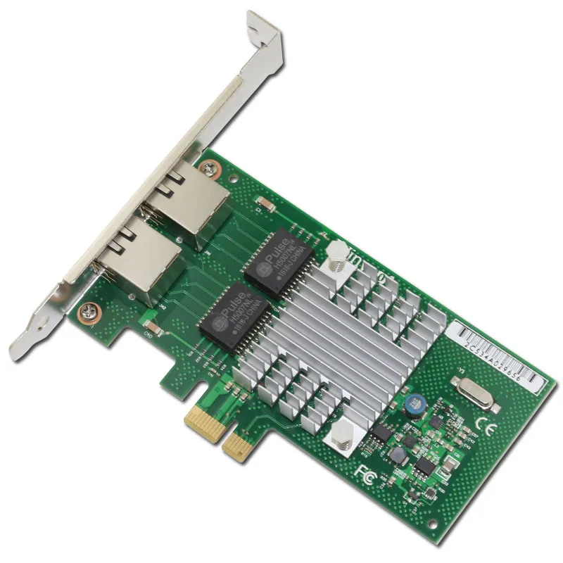 Winyao WY580T PCI-E X1 10/100/1000 Мбит/с двухпортовый гигабитный Ethernet сетевой интерфейс карта 2