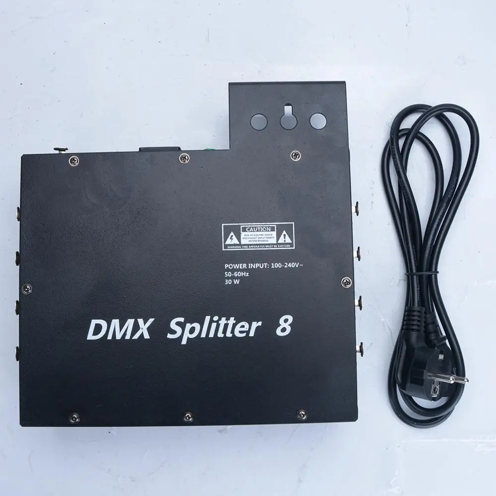 DMX Splitter 8 way DMX512 splitter 8 output stage lighting controller splitter for stage light control
DMX Splitter 8 way DMX512 splitter 8 output stage lighting controller splitter for stage light control