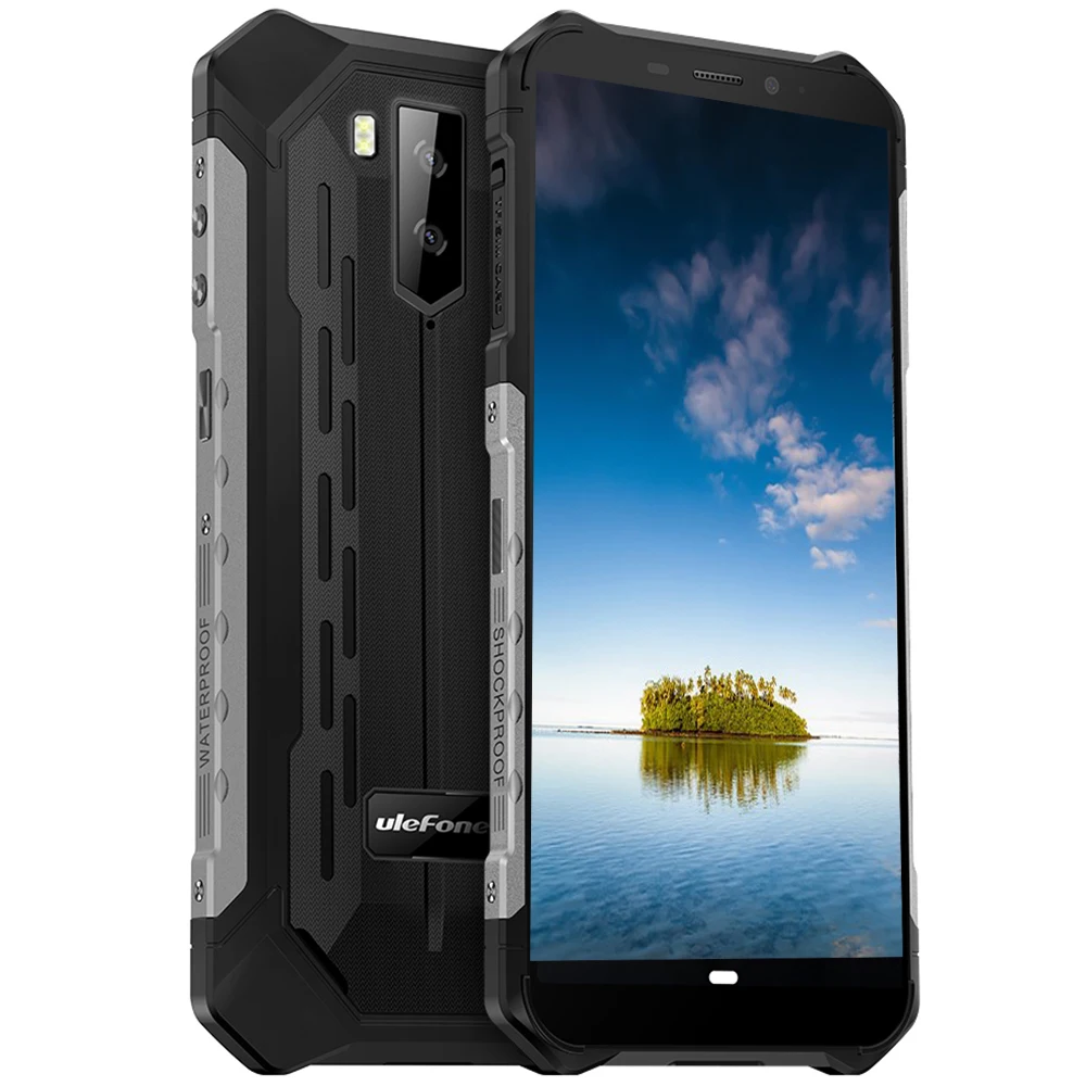 Смартфон Ulefone Armor X3 3g 5 дюймов Android 9 0 MT6580 четырехъядерный 2 Гб ОЗУ 32 ПЗУ 8.0MP + 2.0MP
