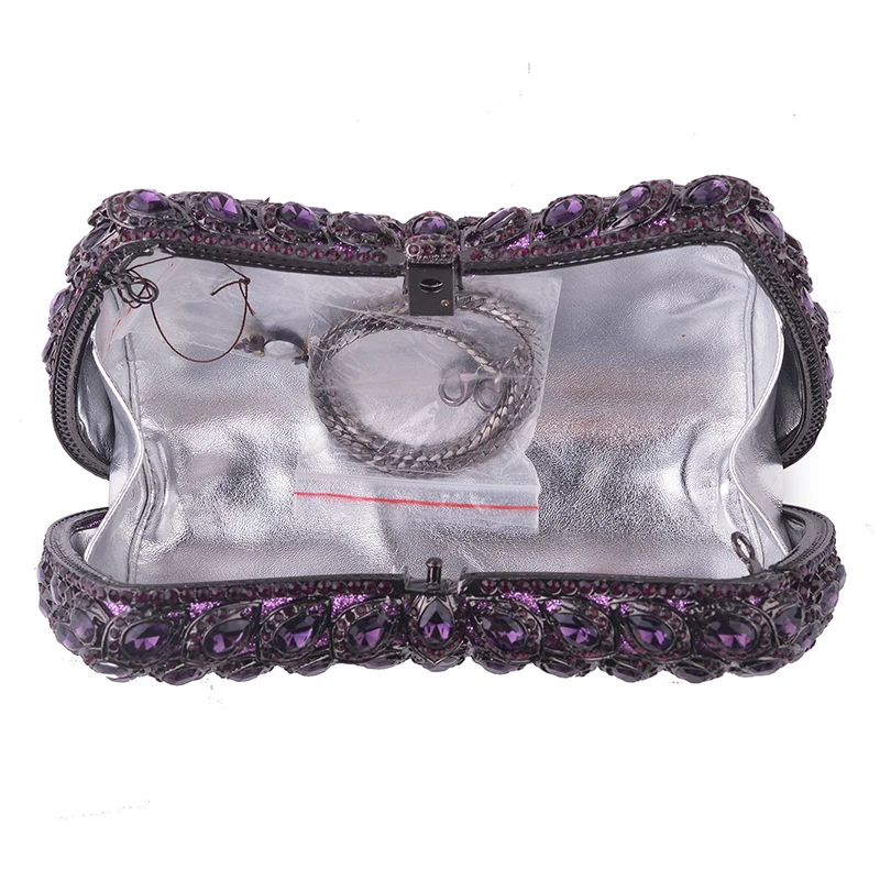 2019 Purple Rhinestone Clutch Bag Luxury Women Bags Ladies Dinner Purse Fashion Crystal Female Party Messenger Chain Handbag
2019 Purple Rhinestone Clutch Bag Luxury Women Bags Ladies Dinner Purse Fashion Crystal Female Party Messenger Chain Handbag