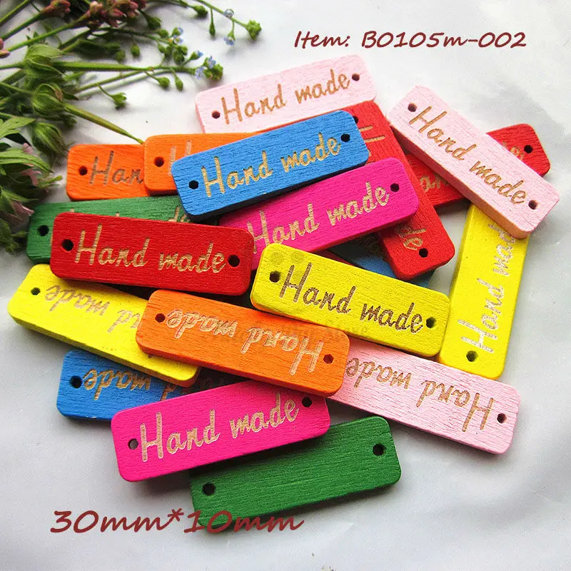 144pcs 30mm*10mm mixed colors Rectangle Handmade wood signs laser letter 'handmade' sign for craft diy handmade materials
144pcs 30mm*10mm mixed colors Rectangle Handmade wood signs laser letter 'handmade' sign for craft diy handmade materials