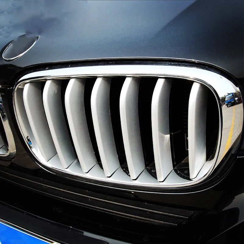 WELKINRY car auto cover styling For BMW X5 F15 2014 2015 2016 2017 2018 ABS chrome front head grille air intake vent trim
WELKINRY car auto cover styling For BMW X5 F15 2014 2015 2016 2017 2018 ABS chrome front head grille air intake vent trim