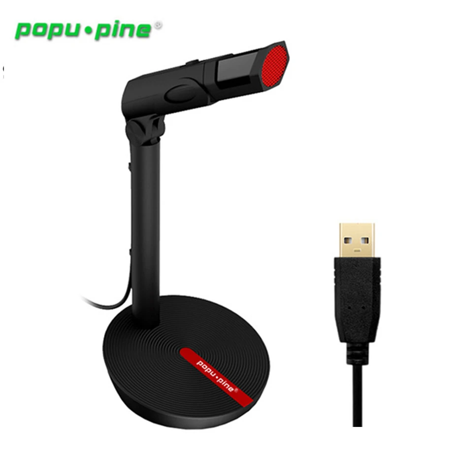 HD Портативный Студийный ПК USB 3 5 мм проводной аудио Микрофон для компьютера с