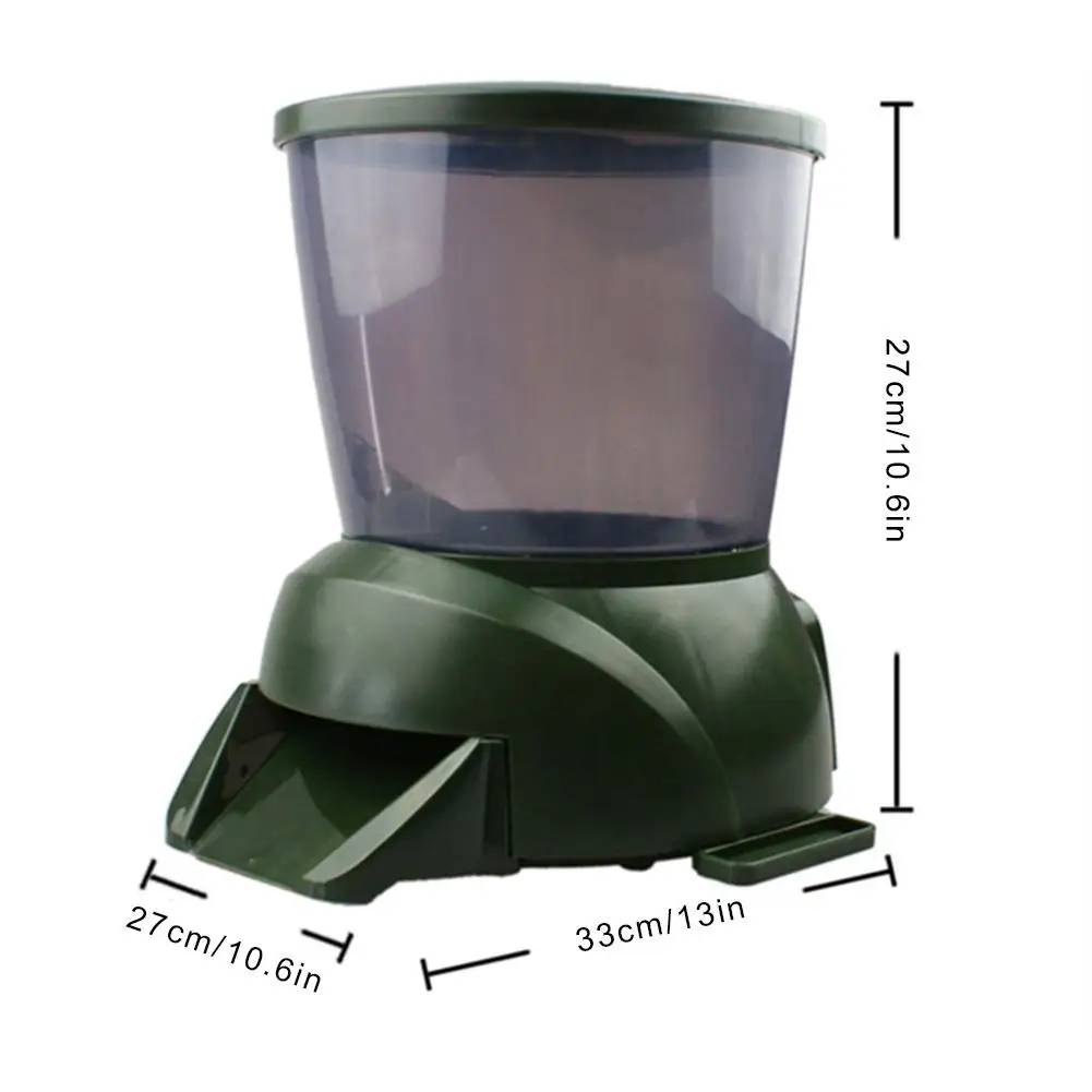 Automatic Fish Feeder Pond Aquarium Fish Tank Feeder LCD Display Quantitative Fish Pond Feeder Programmable Food Dispenser Timer
Automatic Fish Feeder Pond Aquarium Fish Tank Feeder LCD Display Quantitative Fish Pond Feeder Programmable Food Dispenser Timer