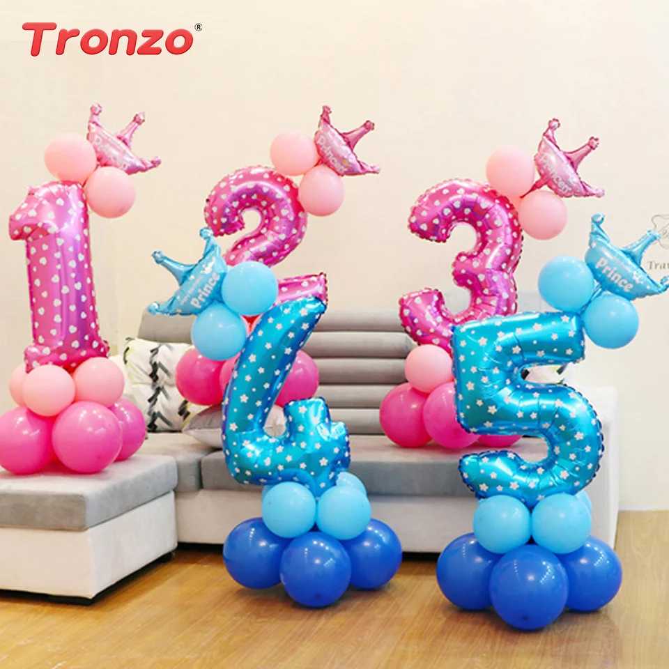Tronzo Number Foil Balloons 13pcs 1st Birthday Balloons Birthday Party Decorations Kids Baby Shower Favor Wedding Foil Balloon
Tronzo Number Foil Balloons 13pcs 1st Birthday Balloons Birthday Party Decorations Kids Baby Shower Favor Wedding Foil Balloon