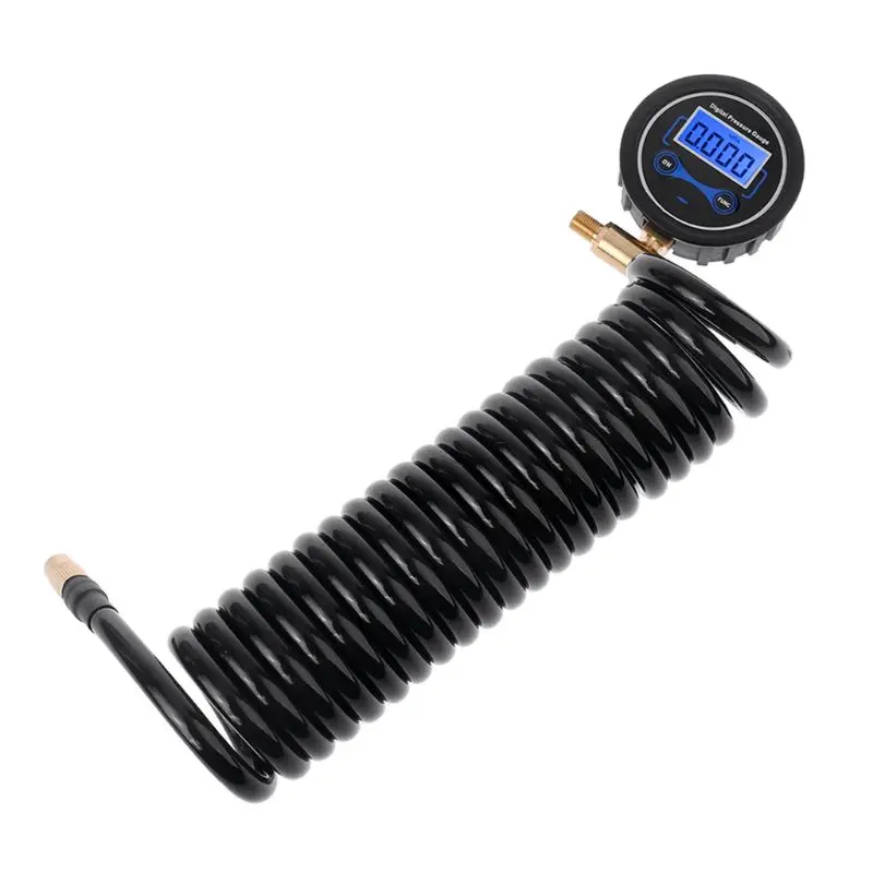 Convenient Deflator Inflator Pressure Gauge Monitor for Air Pump 3m Extension Coil Hose Easy to Use 200 PSI Air Gauge
Convenient Deflator Inflator Pressure Gauge Monitor for Air Pump 3m Extension Coil Hose Easy to Use 200 PSI Air Gauge
