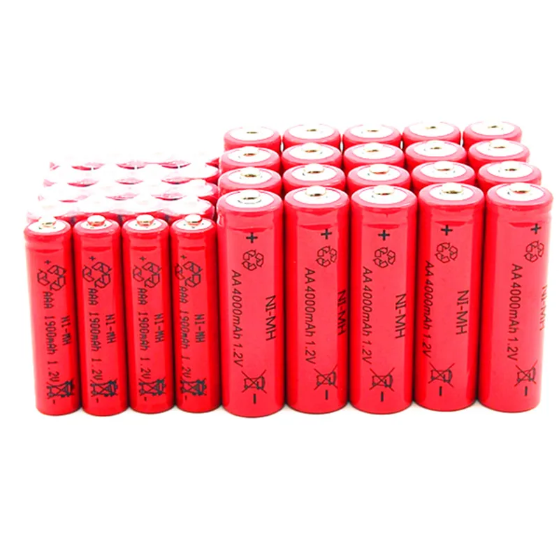 Никель металлогидридные аккумуляторы 1 2 в 10/20 шт. AA4000mah + AAA1900mah подходят для