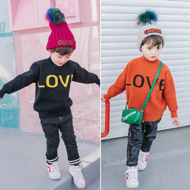 2018 children's high-necked sweater winter new boys and girls sweaters children's mink velvet tide
2018 children's high-necked sweater winter new boys and girls sweaters children's mink velvet tide