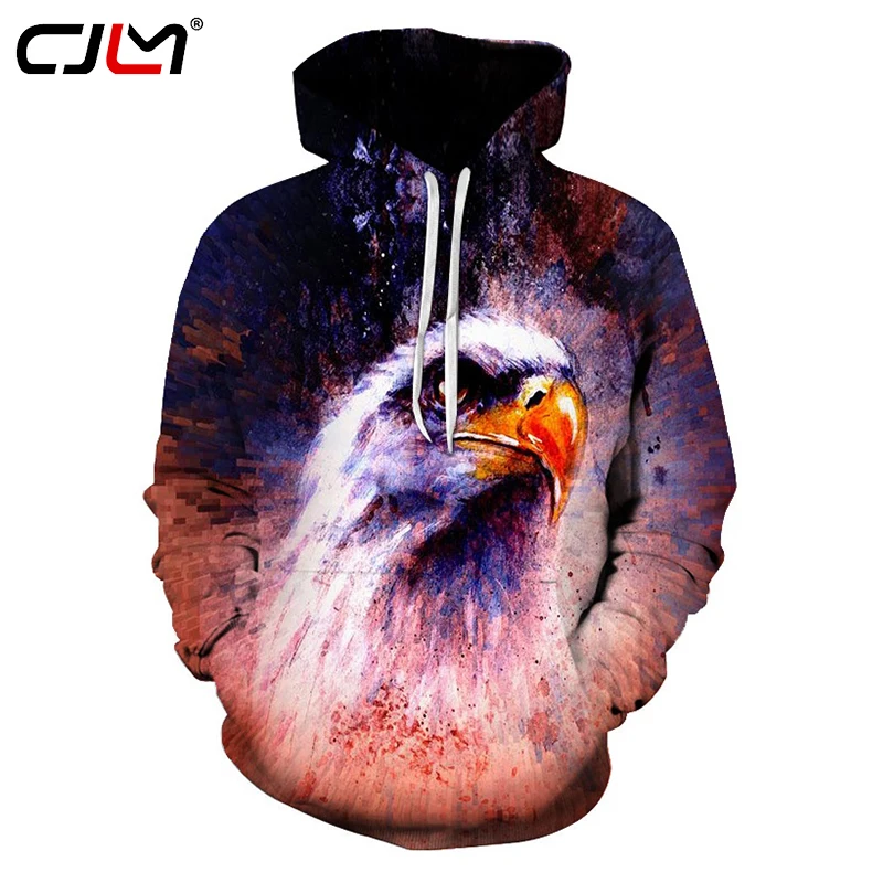 CJLM мужская толстовка с капюшоном, большой размер 6XL, 3d, с принтом в виде животных, орла, 2017, осенняя, зимняя, обычная, с воротником, толстовка с ...
CJLM мужская толстовка с капюшоном, большой размер 6XL, 3d, с принтом в виде животных, орла, 2017, осенняя, зимняя, обычная, с воротником, толстовка с ...