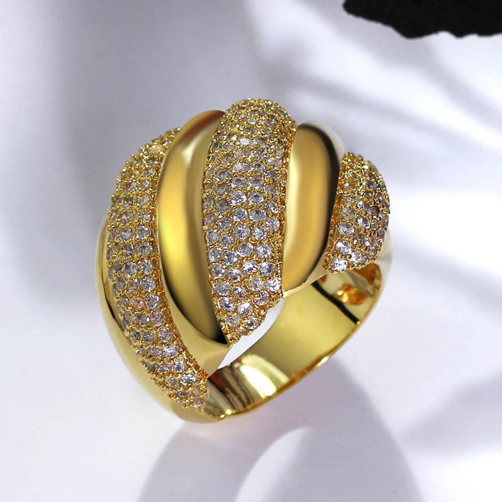 New Fashion Ring! White and Gold-color jewelry Paving crystal stones Luxury wholesale lots best friends big rings for women
New Fashion Ring! White and Gold-color jewelry Paving crystal stones Luxury wholesale lots best friends big rings for women