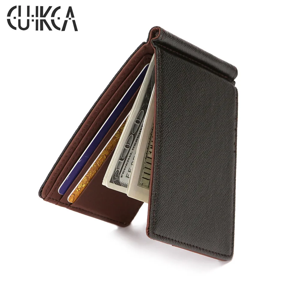 CUIKCA South Korea Style Money Clips Business ID Credit Card Cases Unisex Mini Wallet Purse Slim Leather Wallet Solid Color
CUIKCA South Korea Style Money Clips Business ID Credit Card Cases Unisex Mini Wallet Purse Slim Leather Wallet Solid Color