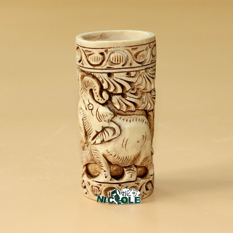 3D Elephant Relief Cylinder Candle Holder Silicone Mold DIY Handmade Craft Resin Clay Decorating Tools
3D Elephant Relief Cylinder Candle Holder Silicone Mold DIY Handmade Craft Resin Clay Decorating Tools