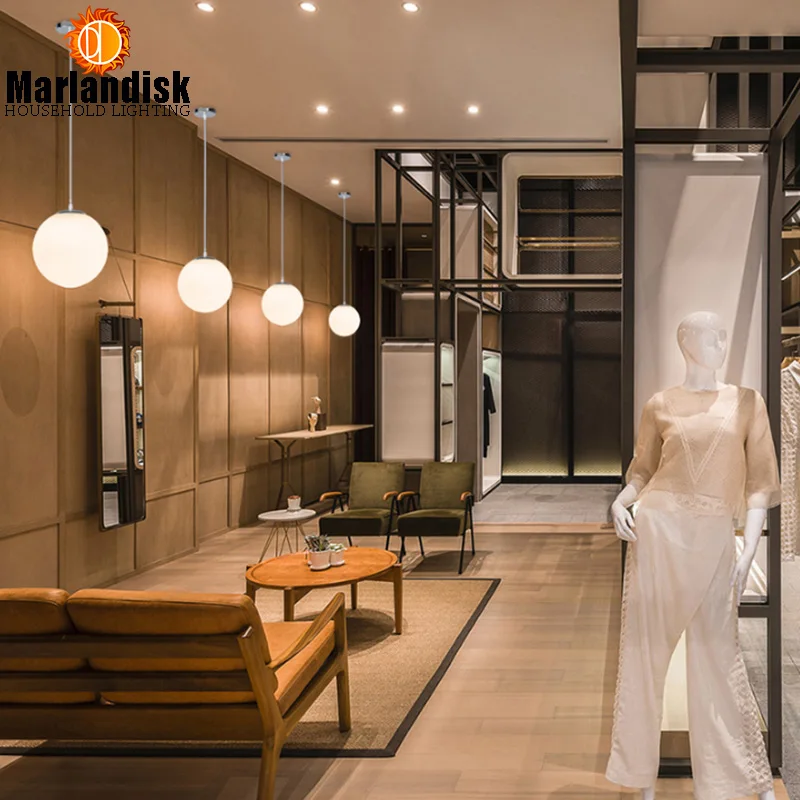 Modern Indoor Pendant Lights White Glass Ball Led Suspension Lamp Living Room Dining Room Bar Home Lighting Hanging Lamps(DX-50)
Modern Indoor Pendant Lights White Glass Ball Led Suspension Lamp Living Room Dining Room Bar Home Lighting Hanging Lamps(DX-50)