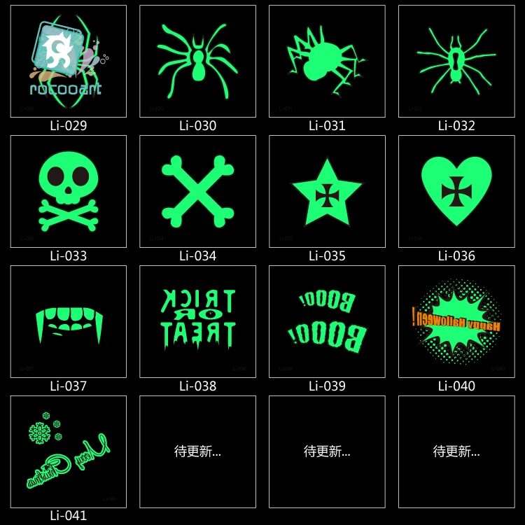 Rocooart Luminous Tatuagem Joking Ghost Waterproof Temporary Tattoo Sticker Jack-o-lantern Fake Taty For Halloween Tatoo | Красота и