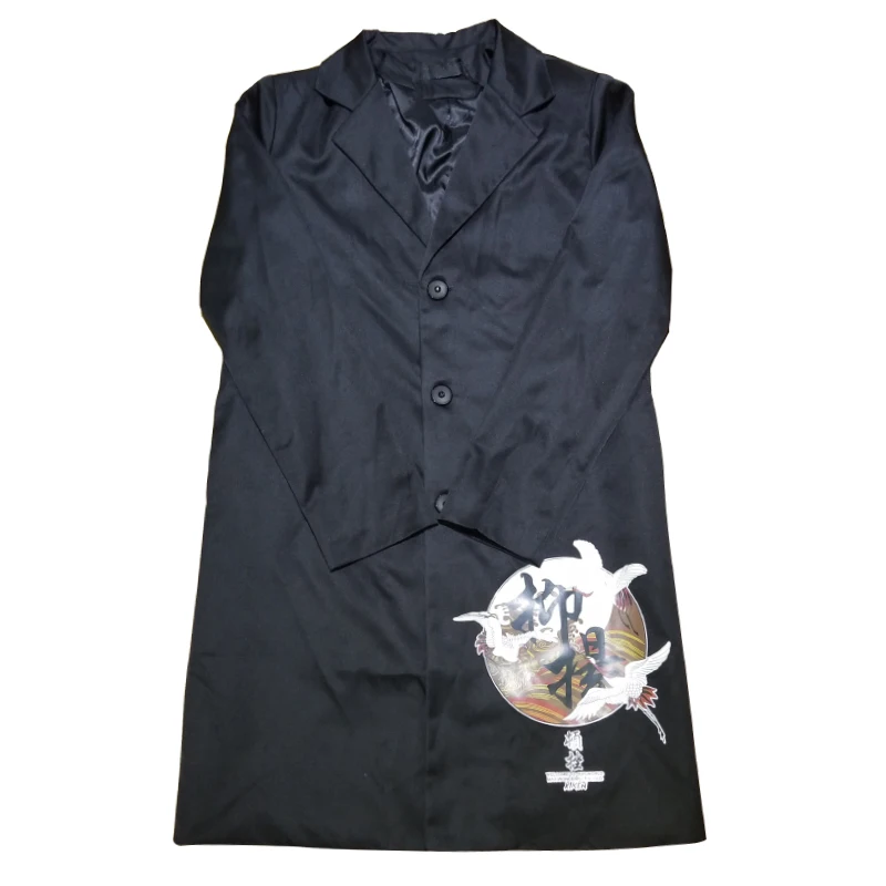 Autumn Harajuku Vintage Gothic Clothing Men Printed Coats Black Blazers Casual Long Trench Coat HIP HOP Men Jacket Overcoat
Autumn Harajuku Vintage Gothic Clothing Men Printed Coats Black Blazers Casual Long Trench Coat HIP HOP Men Jacket Overcoat