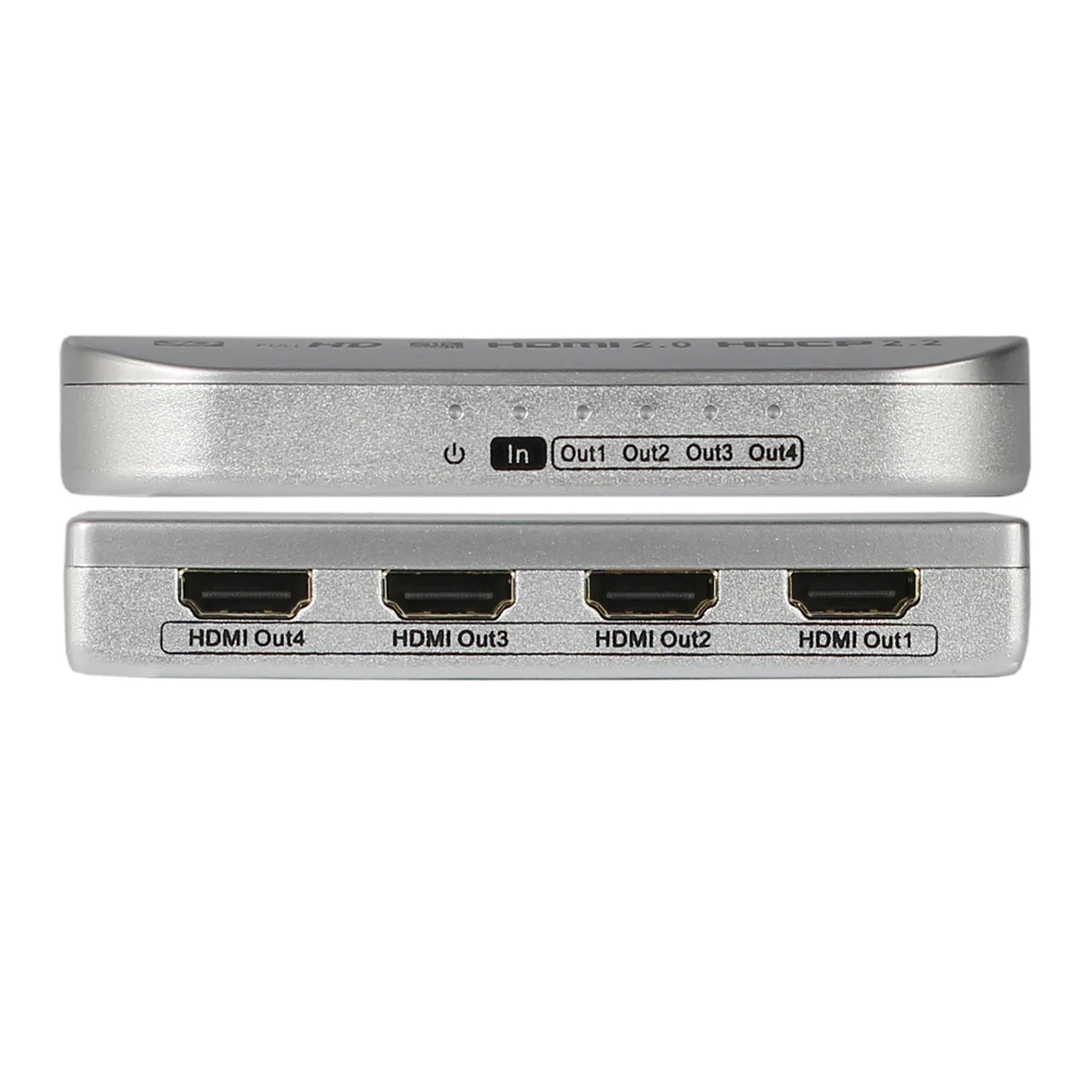 Разветвитель HDMI 1x4 разветвитель 2 0 с поддержкой HDCP 4K для Apple TV PS4 | Электроника