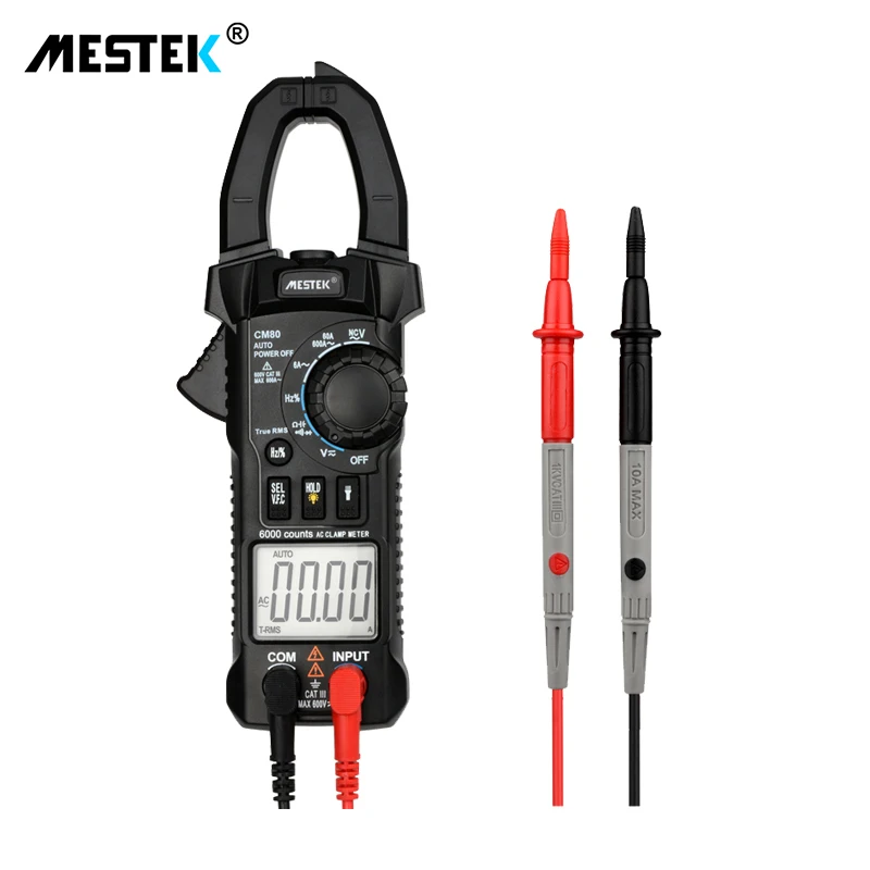 6000 Counts True RMS Digital Clamp Meter AC Current AC/DC Voltage Resistance Tester Measuring Tools VFC Capacitance Multimeter
6000 Counts True RMS Digital Clamp Meter AC Current AC/DC Voltage Resistance Tester Measuring Tools VFC Capacitance Multimeter