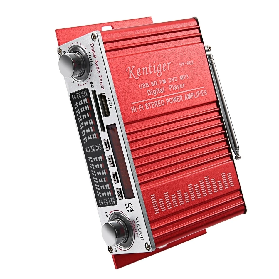Оригинальный Динамик kentiger HY-602 hy-602 Hi-Fi стерео Мощность цифровой Усилители