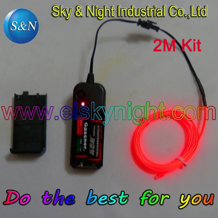 Soft Light-Red color 2M EL Wire Tube Rope Battery Powered Flexible Neon Cold Light Flexible Neon Light Car Party /Decoration
Soft Light-Red color 2M EL Wire Tube Rope Battery Powered Flexible Neon Cold Light Flexible Neon Light Car Party /Decoration