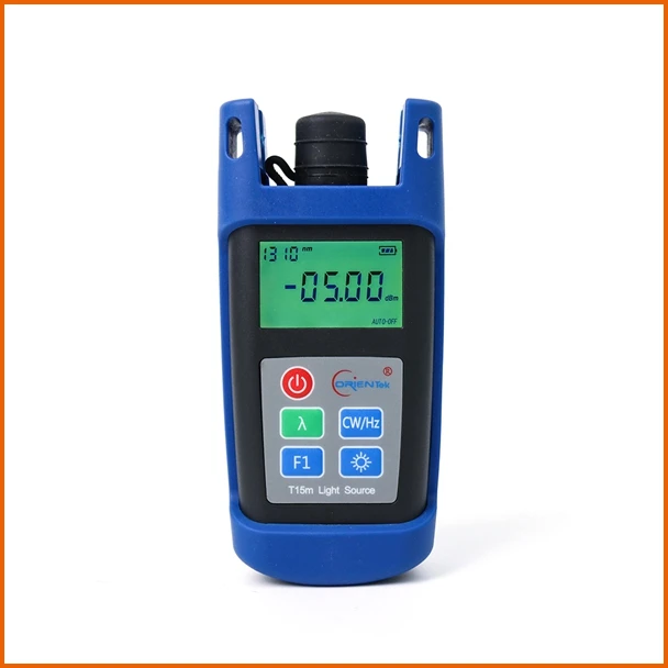 Orientek Singlemode Optical Light Source 1310/1550nm T15M-S FTTH Loss Test Tool Laser Light Source Fiber Optic light Source
Orientek Singlemode Optical Light Source 1310/1550nm T15M-S FTTH Loss Test Tool Laser Light Source Fiber Optic light Source