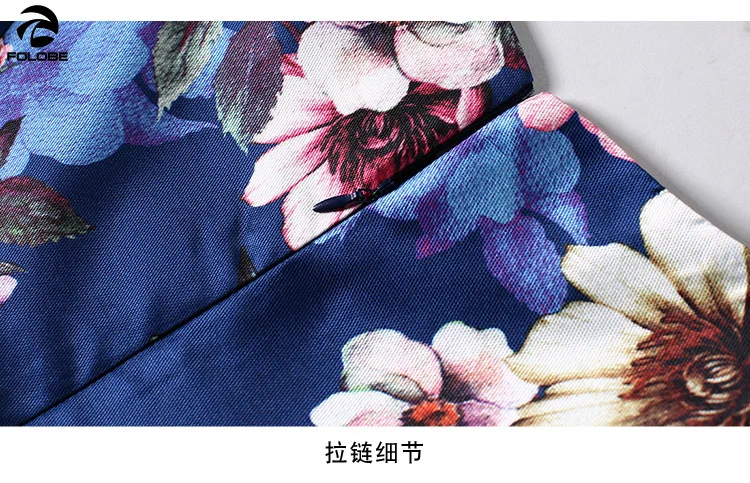 FOLOBE New high quality dress summer round neck waist floral print pattern sleeveless knee length party dress
FOLOBE New high quality dress summer round neck waist floral print pattern sleeveless knee length party dress