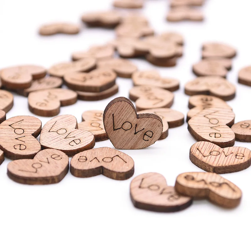 100Pcs/pack Heart Shape Wood Slices Rustic Wooden Love Confetti Crafts for Wedding Party Ornaments Table Scatter Decor Supplies
100Pcs/pack Heart Shape Wood Slices Rustic Wooden Love Confetti Crafts for Wedding Party Ornaments Table Scatter Decor Supplies