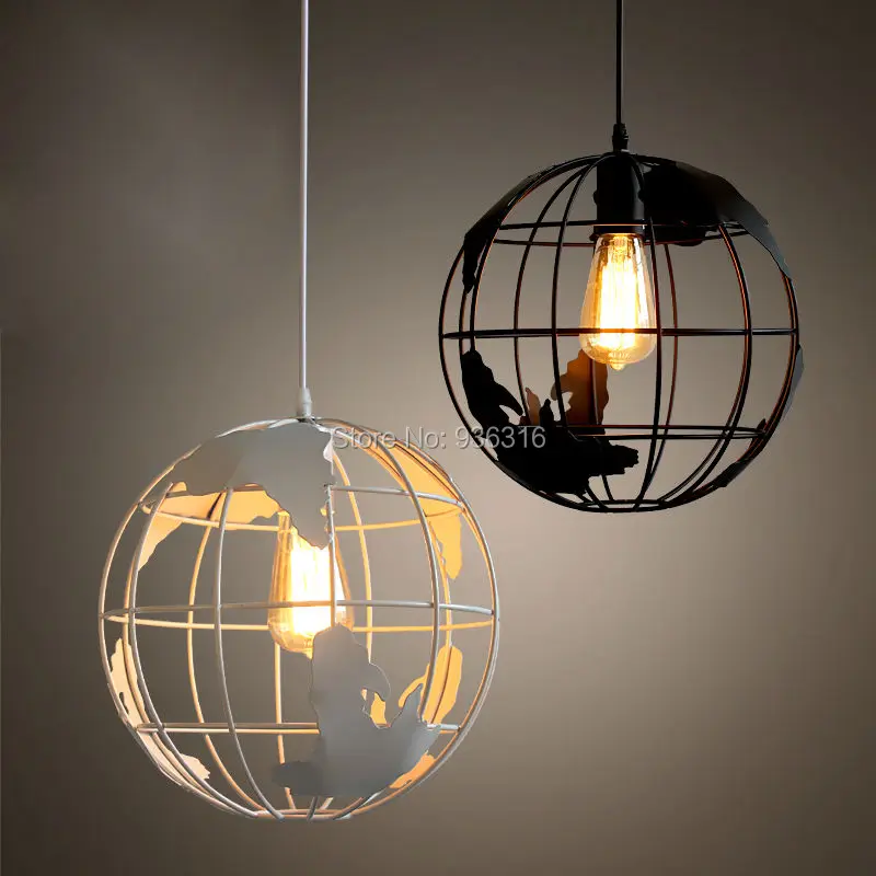 Modern Global Earth Living Room Pendant Lamps Restaurant suspension luminaire Home Lighting Fixtures black,white color E27 bulbs
Modern Global Earth Living Room Pendant Lamps Restaurant suspension luminaire Home Lighting Fixtures black,white color E27 bulbs