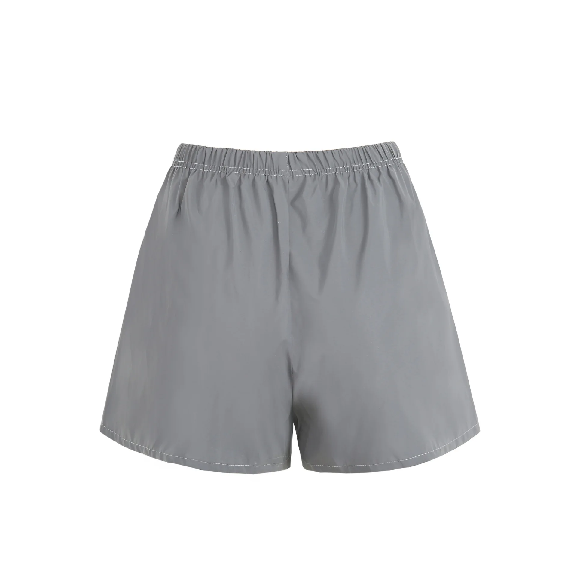 REPPUNK New Night Light Flash Reflective for Women Shorts Loose Eastic Waist Sexy Summer Female Streetwear Shiny Gray Shorts
REPPUNK New Night Light Flash Reflective for Women Shorts Loose Eastic Waist Sexy Summer Female Streetwear Shiny Gray Shorts